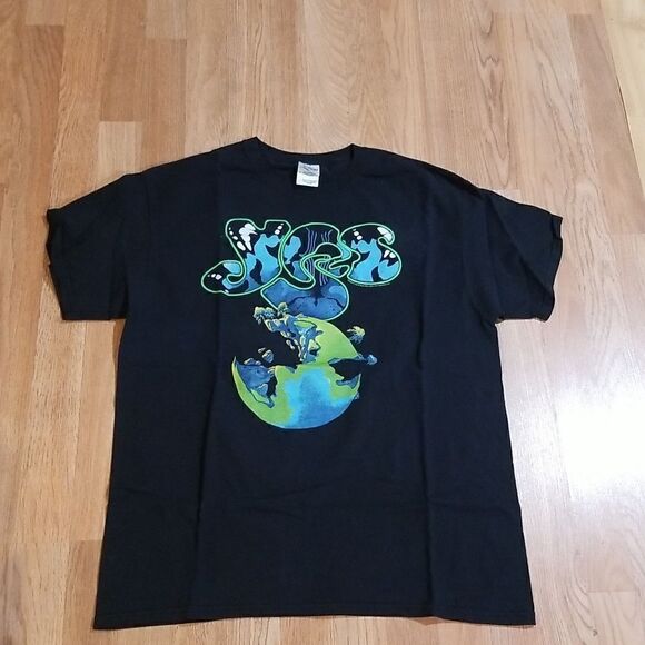 YES 2014 Graphic Concert T-Shirt Size Large black - Picture 1 of 8